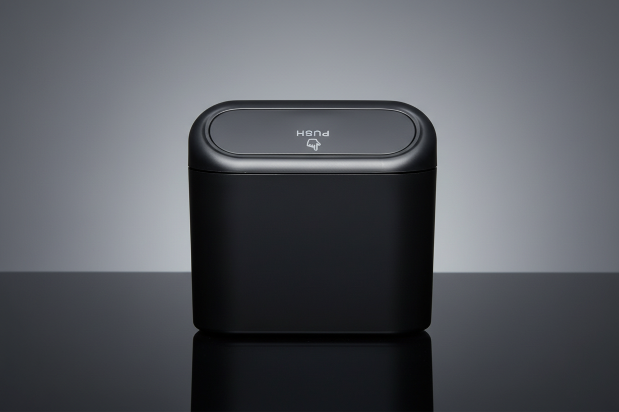 Car Trash Can with Hand Q Branding